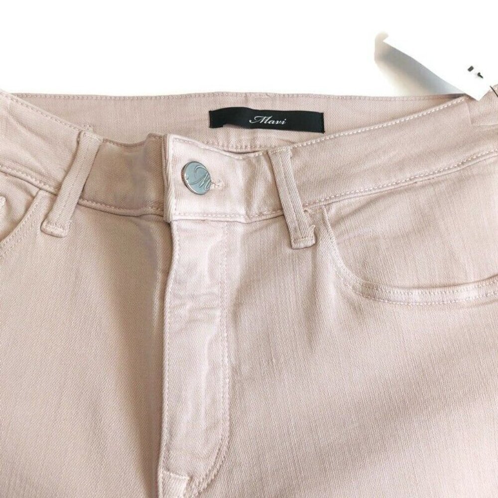 Mavi TESS High Rise Skinny Denim Jeans Womens 27 X 27 Pants Pink Sample - Picture 2 of 7